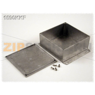 Корпус алюминиевый 125x125x56 мм, серый, 1 шт Hammond 1590KKF 