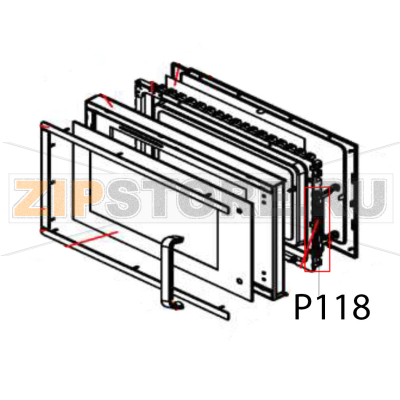 Door hook spring Hurakan HKN-WP900M Door hook spring Hurakan HKN-WP900MЗапчасть на деталировке под номером: P118
