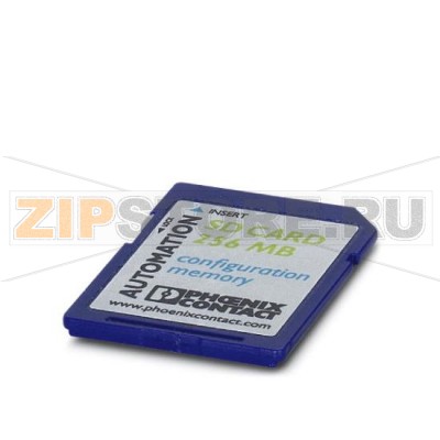 Модуль хранения настроек приложений и конфигурации Phoenix Contact SD FLASH 256MB APPLIC A вставной, 256 МБ с лицензионным ключом для библиотек функционального модуля, например, для функций SNMP, SQL, Wireless, Motion и т.д.Минимальный заказ: 1 шт.Упаковка: 1 шт.