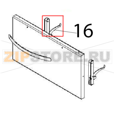 Right-hand hinge Angelo Po 1G1PE1E Right-hand hinge Angelo Po 1G1PE1EЗапчасть на деталировке под номером: 16