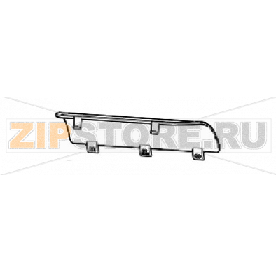 Окошко крышки Zebra ZD420 Thermal Transfer Окошко крышки Zebra ZD420 Thermal TransferЗапчасть на сборочном чертеже под номером: 1Название запчасти Zebra на английском языке: Media Window