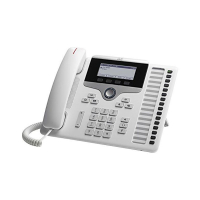 IP-телефон 220 В, 2xFE (PoE), 16 линий, SIP, 396x162 пкс, RJ-9 Cisco CP-7861-W-K9