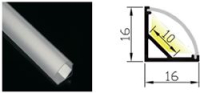 LED STRIP ANGLE PROFILE