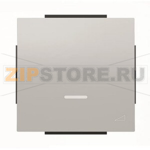 Клавиша для механизма клавишного светорегулятора, серебристый алюминий ABB 2CLA856010A1301 