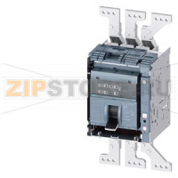 draw-out molded case circuit breaker w. handle with guide frame and PSS frame 1600; 4AUX and trip alarm switch S24; Icu "C" Icu=110kA @ 415V, 3-pole ETU360, LSIG, In=800A rotary coding switch Ir=320...800A Isd=1...10xIn, Ii=1.5...15xIn N conductor protec.