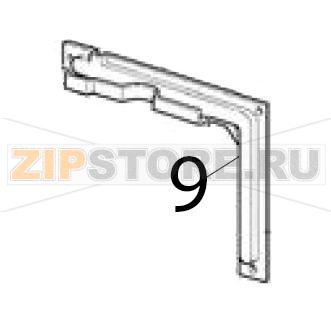 Guida sportello SX Scotsman B 40 Guida sportello SX Scotsman B 40Запчасть на деталировке под номером: 9