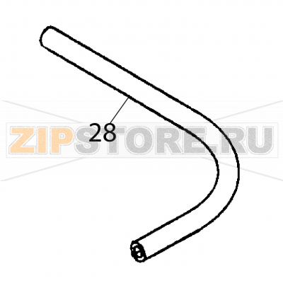 Rubber tube Ø17xØ10x90 Fagor FI-100 Rubber tube Ø17xØ10x90 Fagor FI-100Запчасть на деталировке под номером: 28Название запчасти Fagor на английском языке: Rubber tube Ø17xØ10x90 FI-100.
