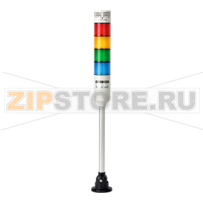 Колонна сигнальная, светодиодная, модульная, Ø: 56 мм Autonics PTE-ARX-4FF-RYGB 
