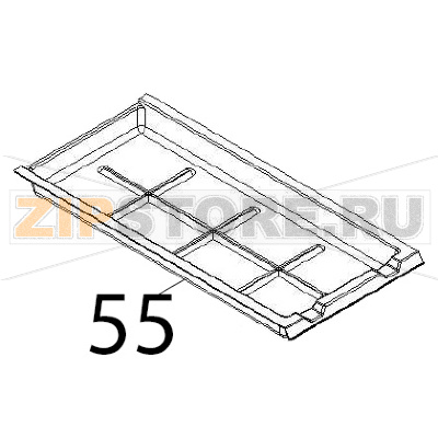 Cond. tray Angelo Po DS31 Cond. tray Angelo Po DS31Запчасть на деталировке под номером: 55