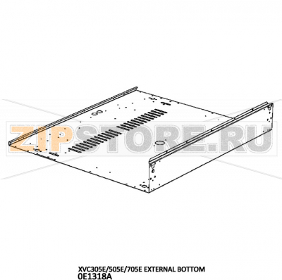 External bottom Unox XVC 705E External bottom Unox XVC 705EЗапчасть на деталировке под номером: 84Название запчасти на английском языке: External bottom Unox XVC 705E