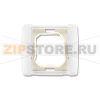 TECO Frame 1-gang, Time white, for electrical installation devices IP44