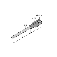 Датчик температуры Turck TP-206KK1-CF-H1141-L150