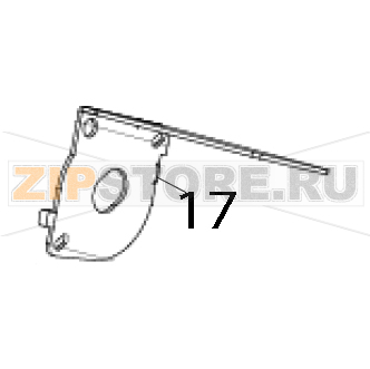 Motor heat sink (203 dpi) TSC TDP-225 Motor heat sink (203 dpi) TSC TDP-225Запчасть на деталировке под номером: 17