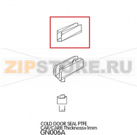 Cold door seal ptfe Car/Carb Thickness=1mm Unox XB 603