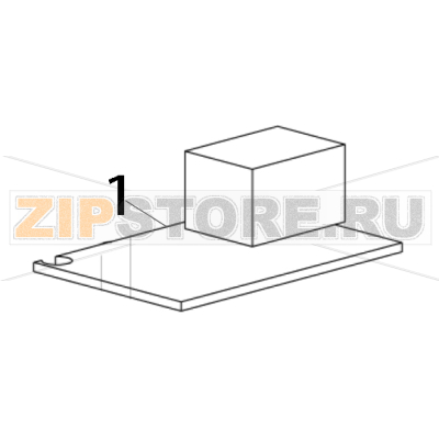 RS-232 interface board assembly (Includes interface cover for RS-232) / Beige TSC TDP-324 RS-232 interface board assembly (Includes interface cover for RS-232) / Beige TSC TDP-324Запчасть на деталировке под номером: 1