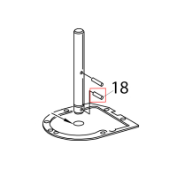 Pin groove KitchenAid 5K45SSEWH