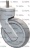 SWIVEL WHEEL WITH PIN