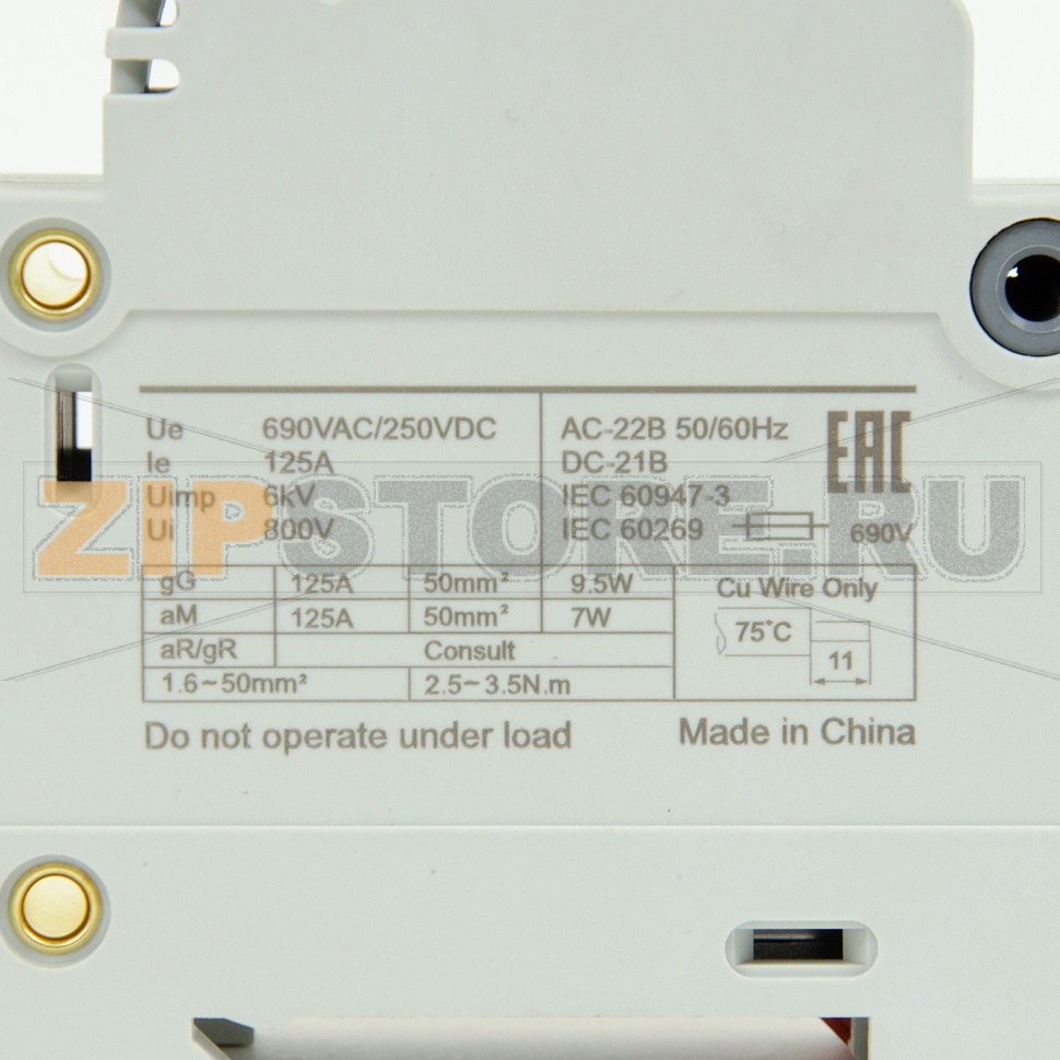 ПВР модульный 125 А, 1Р, 22x58 мм, LED Sinvel SV125-1S 