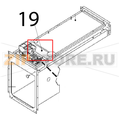 Cup board ceiling Angelo Po 04WCP1EM Cup board ceiling Angelo Po 04WCP1EMЗапчасть на деталировке под номером: 19