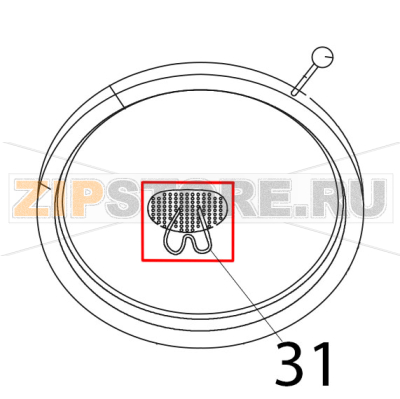 Basin filter Tecnoinox P70IE7 Basin filter Tecnoinox P70IE7Запчасть на деталировке под номером: 31