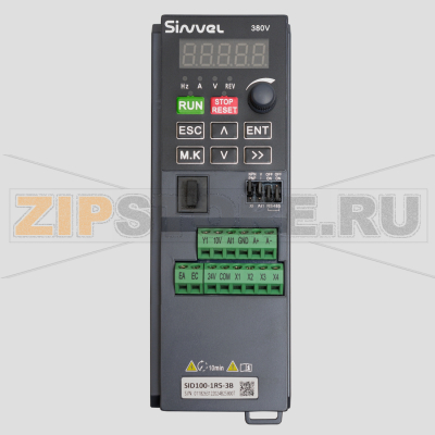 Преобразователь частоты 1.5 кВт, 3 фазы, 380 В, тормозной модуль Sinvel SID100-1R5-3B 