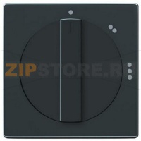 Накладка с поворотной ручкой для переключателя, антрацитовая ABB 1176.25