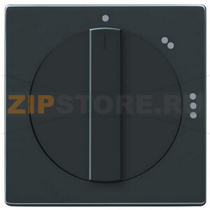 Накладка с поворотной ручкой для переключателя, антрацитовая ABB 1176.25 