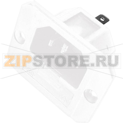 Розетка IEC, C14, 6.3 А, белая, 1 шт Kaiser 750/ws 