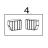 Adapter for 1'' paper width TSC Alpha-2R