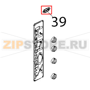 Etichetta ellisse 78X33 argento con bordo est. Unox XV 703G Etichetta ellisse 78X33 argento con bordo est. Unox XV 703GЗапчасть на деталировке под номером: 39