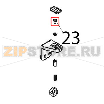 Steel screw M6x10 Angelo Po FX61E2 Steel screw M6x10 Angelo Po FX61E2Запчасть на деталировке под номером: 23