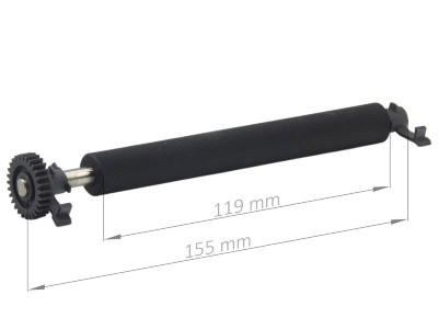 Резиновый ролик Zebra ZD620 (203dpi) Thermal Transfer Резиновый вал Zebra ZD620 (203dpi) Thermal TransferЗапчасть на сборочном чертеже под номером: 16Название запчасти Zebra на английском языке: Platen Roller 203dpi