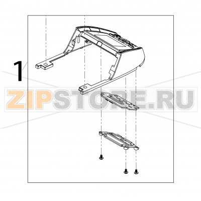 Top cover assembly/ for MFI bluetooth model (including LCD) TSC Alpha-30L Top cover assembly/ for MFI bluetooth model (including LCD) TSC Alpha-30LЗапчасть на деталировке под номером: 1