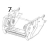 Ribbon carriage Zebra ZD621R RFID Thermal Transfer