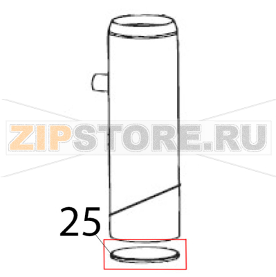 Ice pipe Hurakan HKN-DB81 Ice pipe Hurakan HKN-DB81Запчасть на деталировке под номером: 25