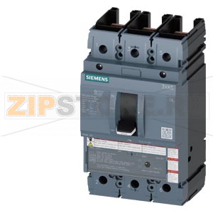 Автоматический выключатель 3VA5 UL frame 250 breaking capacity class M 35kA @ 480V 3-pole, line protection TM230, ftaM, In=250A overload protection ir=250A fixed short circuit protection iI=5...10 x In ul489 sb (naval), 50 deg cel. w/o connection Siemens 