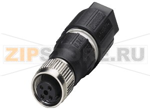 Полевой разъём Female cordset, field attachable V31-GM-Q4 Pepperl+Fuchs Описание оборудованияFemale connector, M8, 4-pin, field attachable