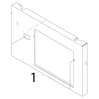 Front panel (LO) Hoshizaki IM-65NE
