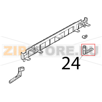 Right dripping pipe Unox XVC 205E Right dripping pipe Unox XVC 205EЗапчасть на деталировке под номером: 24