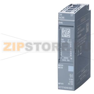 ET 200SP, CM CAN Gateway to CAN or CANopen networks, CAN 2.0A/B, CANopen Manager to CiA301/302, CANopen Slave to CiA301/302, IP20 Siemens 6ES7137-6EA00-0BA0 