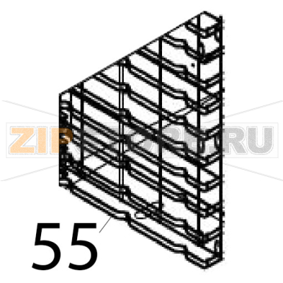 Rack RH Angelo Po IS102SR Rack RH Angelo Po IS102SRЗапчасть на деталировке под номером: 55
