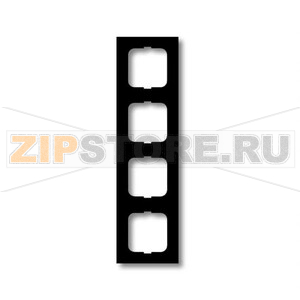 Рамка четырехместная, антрацитовая ABB 2CKA001754A4243 