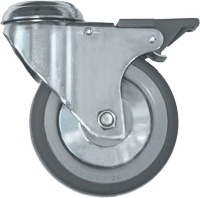 SWIVEL WHEEL WITH BRAKE