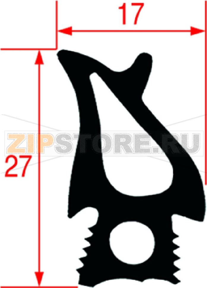 УПЛОТНЕНИЕ ДВЕРИ 1490Х690ММ RATIONAL SCC, CM 202 20.00.399P 