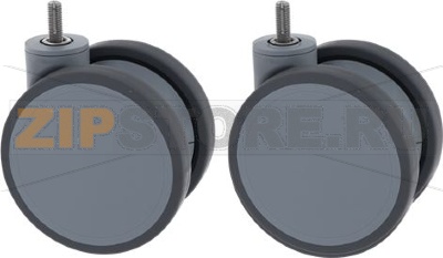 КОЛЕСО ПОВОРОТНОЕ БЕЗ ТОРМОЗА Ø125ММ (КОМПЛЕКТ 2ШТ) RATIONAL 87.01.933S 