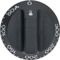 KNOB BLACK ø 54 mm 50-300°C