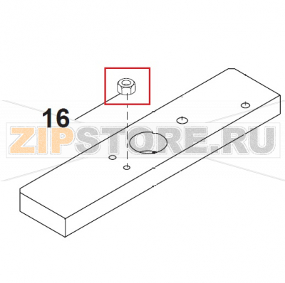 Nut M5 Bear Varimixer AR40 VL-1S                                                                   Nut M5 Bear Varimixer AR40 VL-1SЗапчасть на сборочном чертеже под номером: 16Название запчасти на датском&nbsp;языке: Nut M5 Bear Varimixer AR40 VL-1S