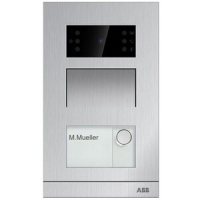 Видеопанель вызывная, уличная, IP, 1 кнопка, монтаж: накладной, H81313P1-A ABB 2TMA130010A0001