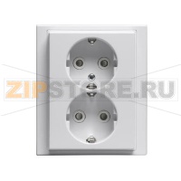 Розетка 16 А, 230 В, белая ABB 2TKA000952G1