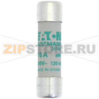 Предохранитель, 16 A, AC 500 В, 120 кА, 10x38 мм, aM, IEC Eaton CYLINDRICAL FUSE 10x38 16A AM 5